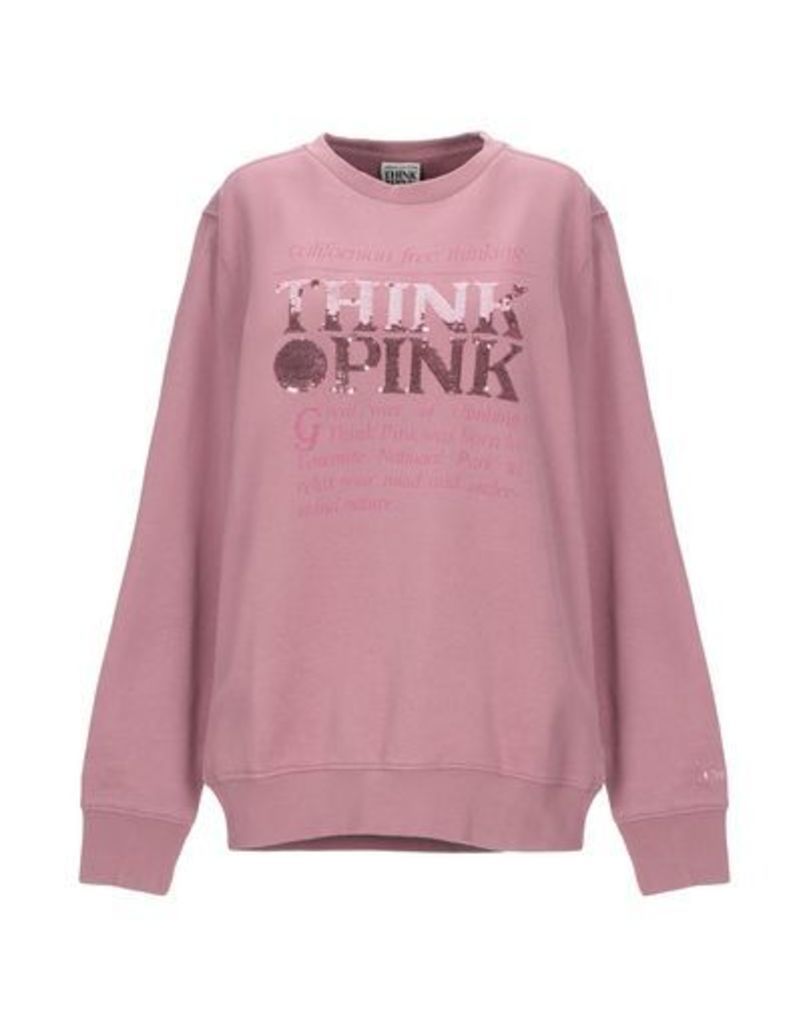 THINK PINK TOPWEAR Sweatshirts Women on YOOX.COM