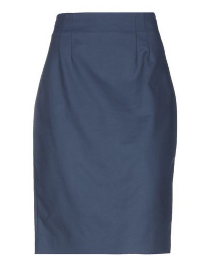 BLUE LES COPAINS SKIRTS Knee length skirts Women on YOOX.COM