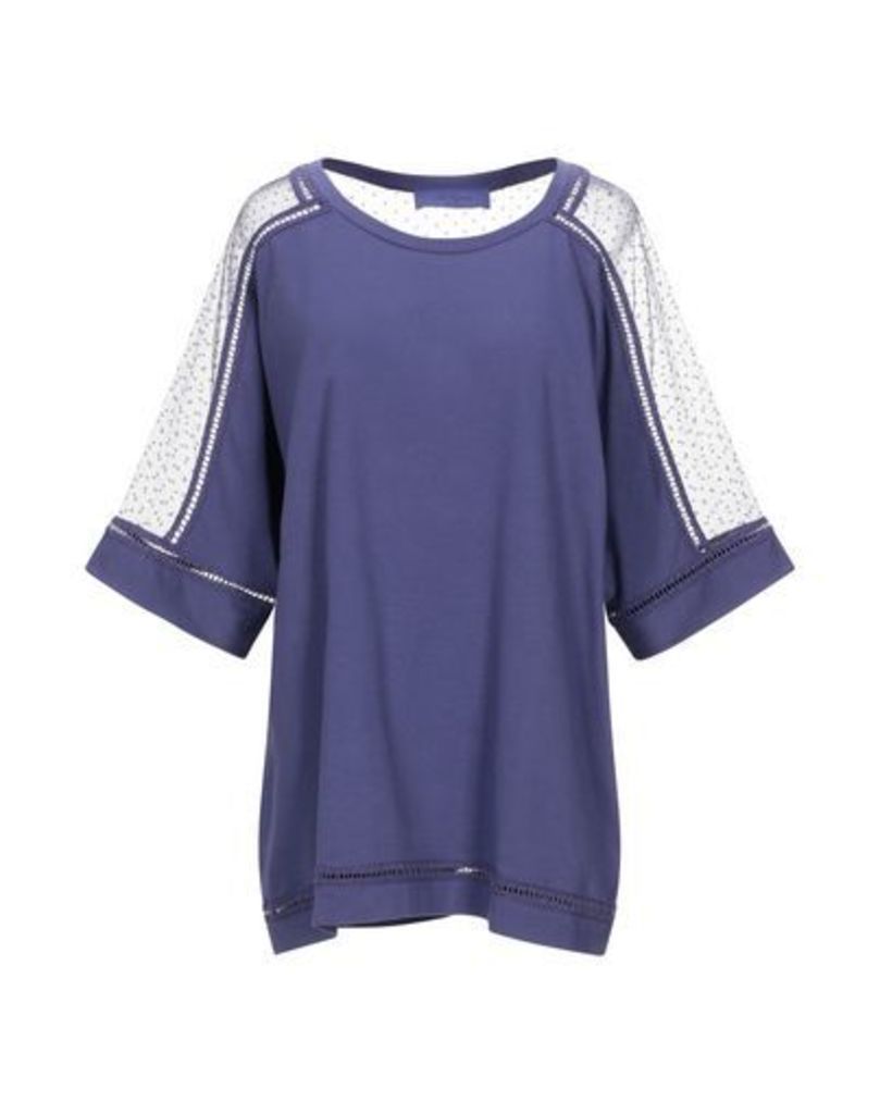 BLUE LES COPAINS TOPWEAR T-shirts Women on YOOX.COM