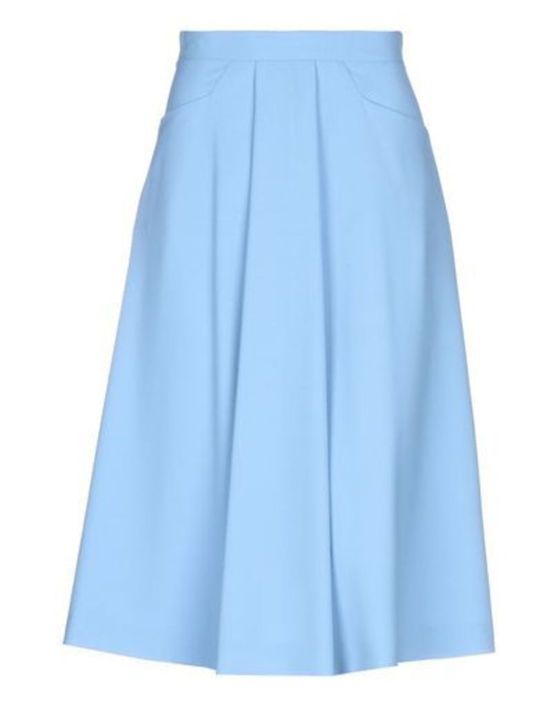 BLUE LES COPAINS SKIRTS 3/4 length skirts Women on YOOX.COM