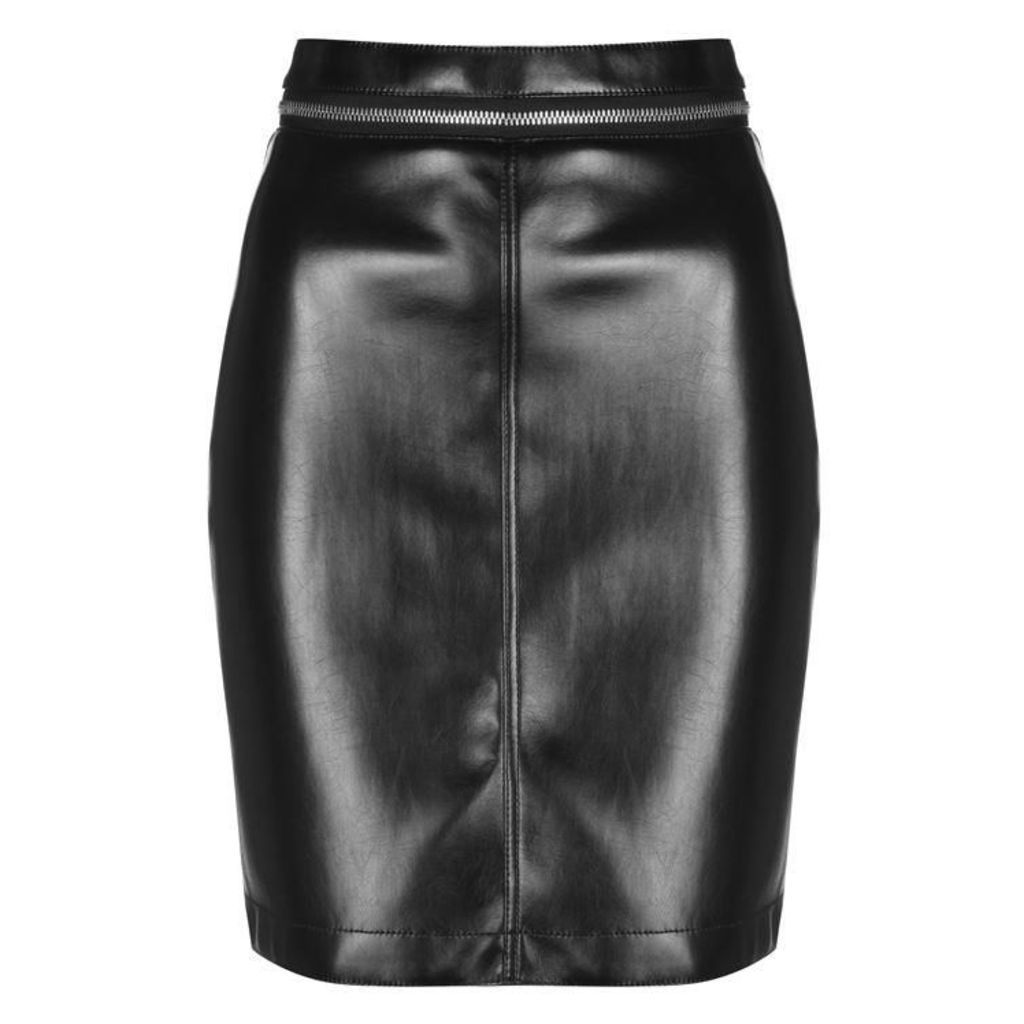Philosophy di Lorenzo Serafini Faux Leather Mini Skirt