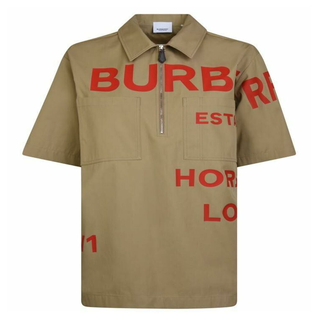 Burberry Horseferry Print Cotton Shirt