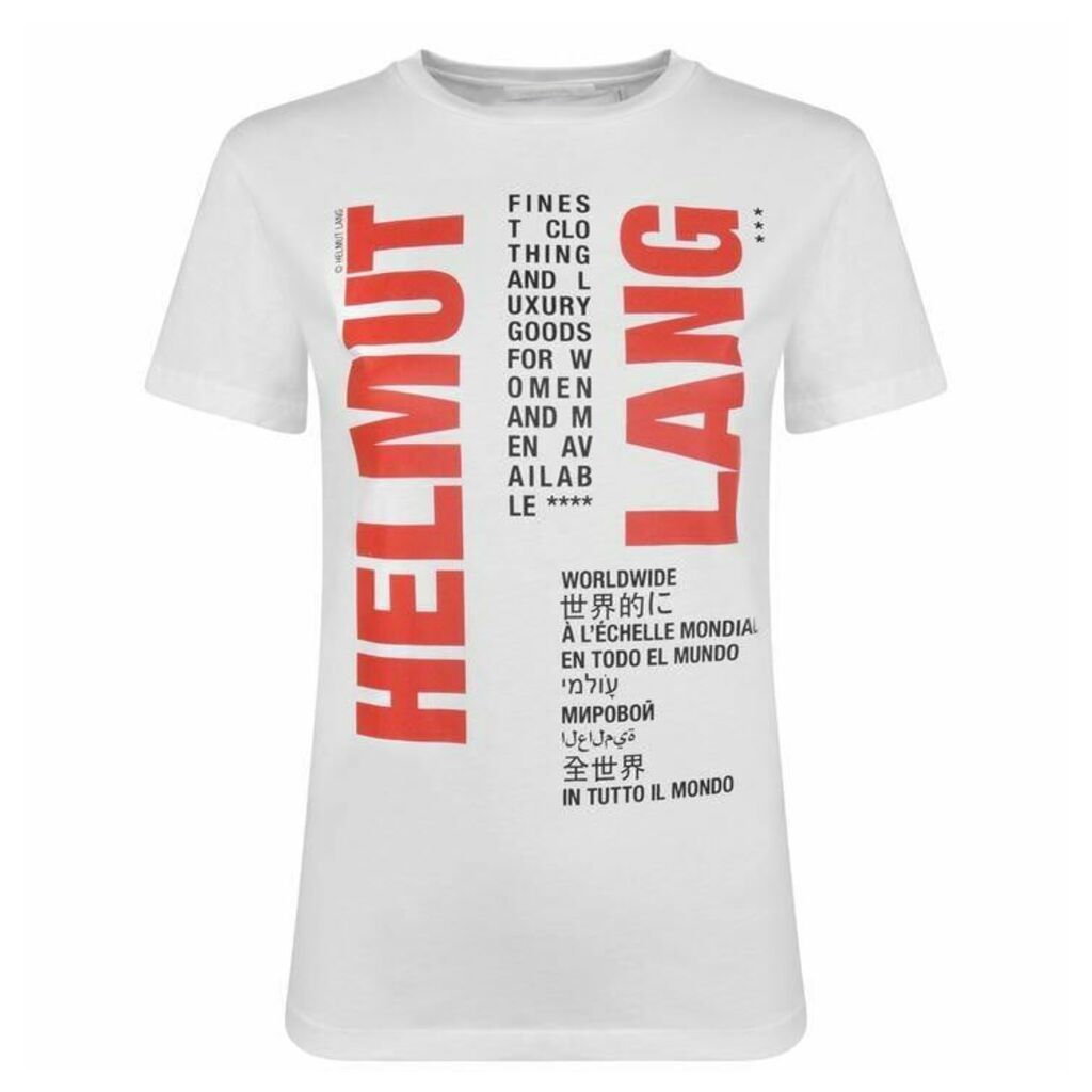 Helmut Lang Worldwide T Shirt