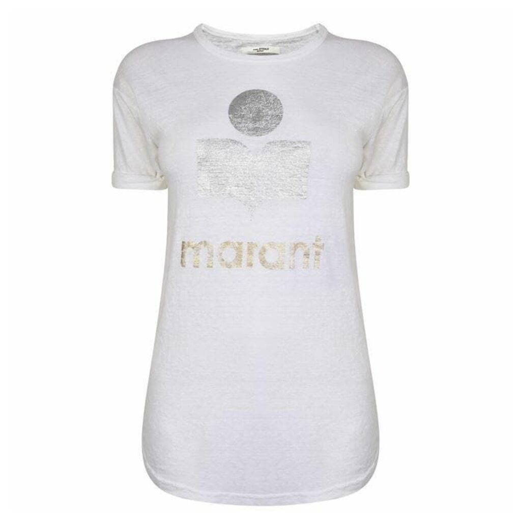 Isabel Marant Etoile Koldi Logo T Shirt