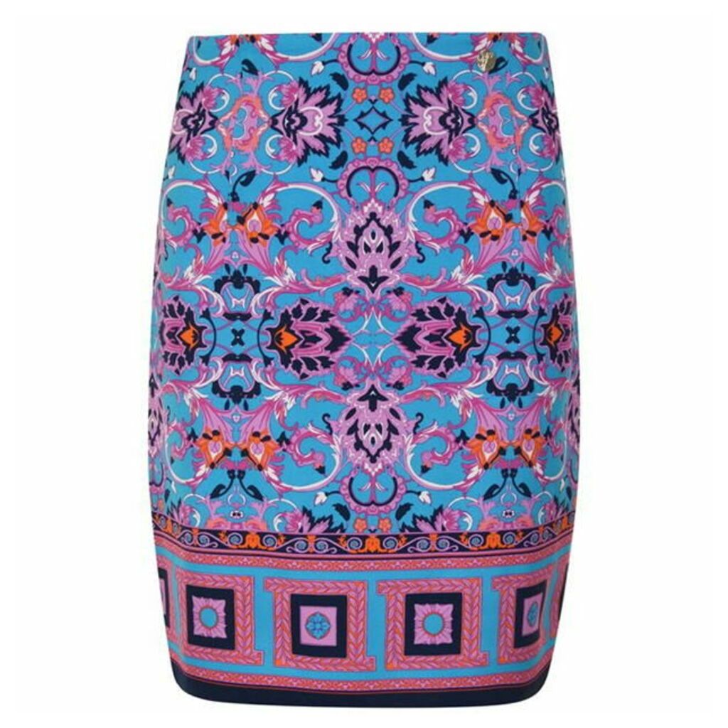 Versace Collection Woven Midi Skirt