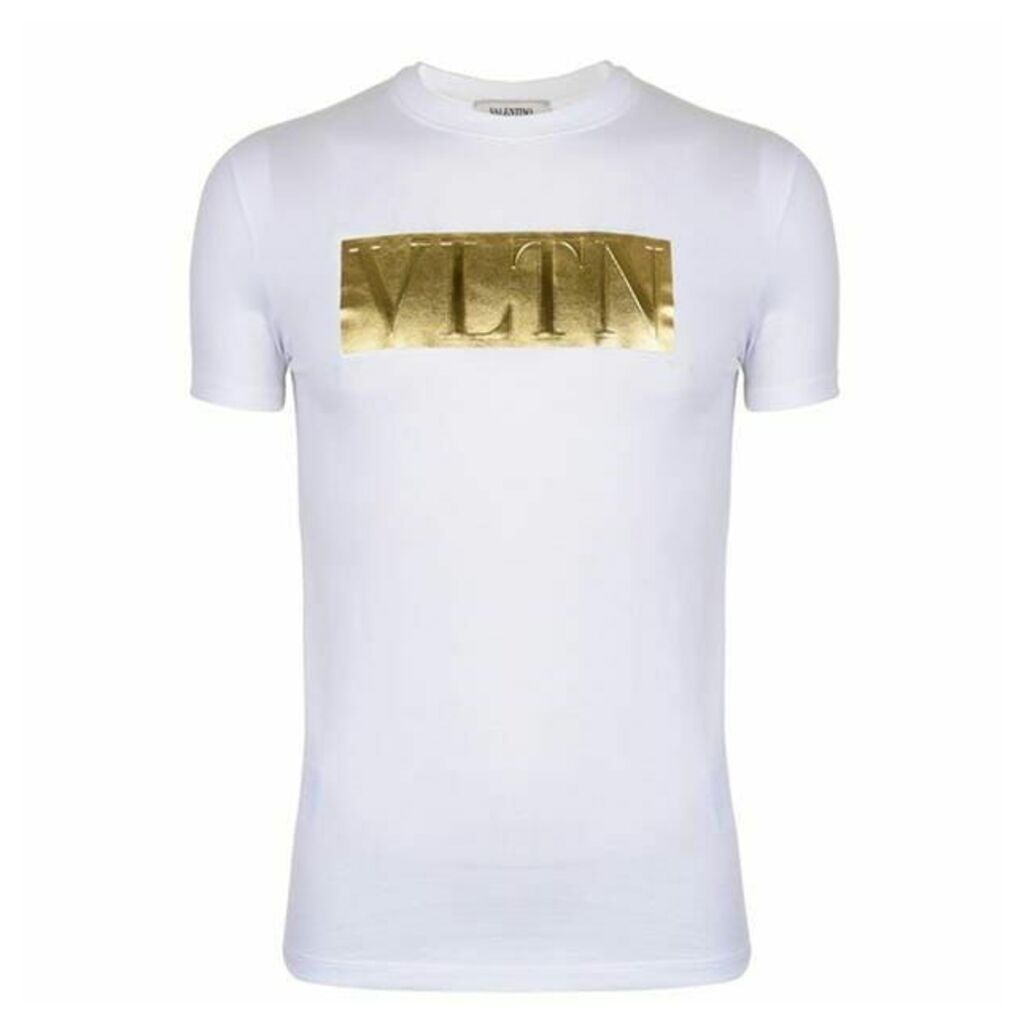 Valentino Vltn Metallic  T Shirt