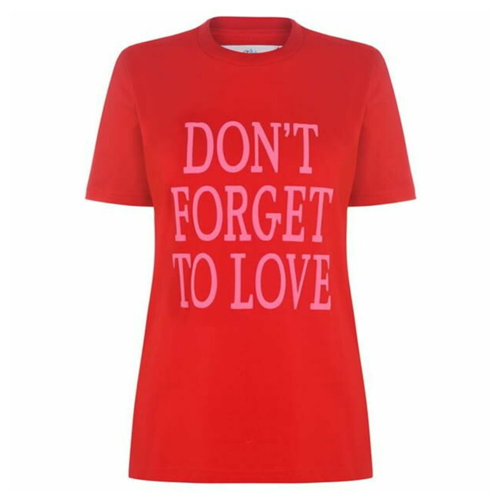 Alberta Ferretti Dont Forget To Love T Shirt