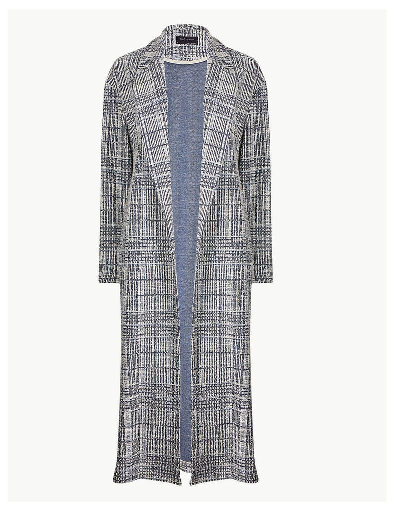 M&S Collection Textured Open Front Duster Coat