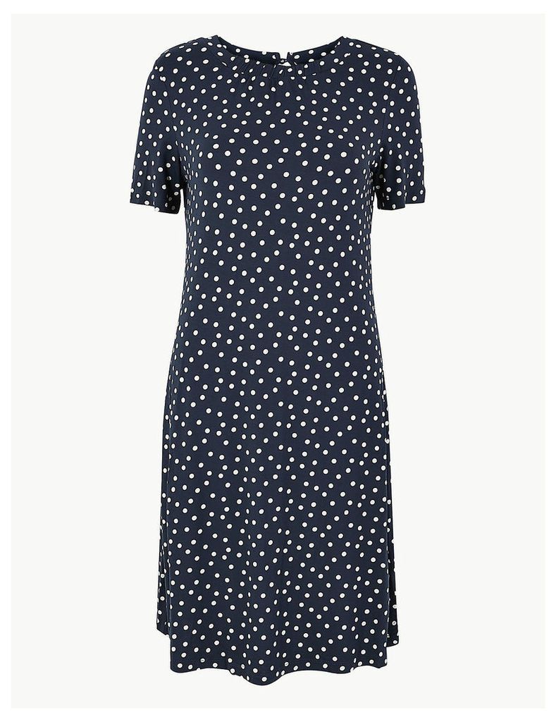 M&S Collection Polka Dot Jersey Swing Dress