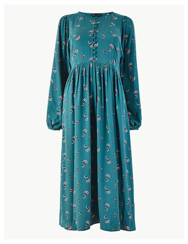 M&S Collection Floral Relaxed Midi Dress
