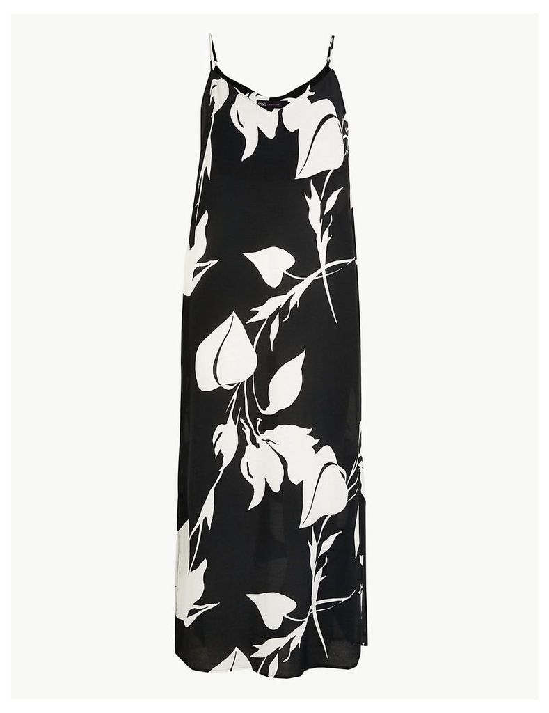 M&S Collection Printed Slip Midi Dress