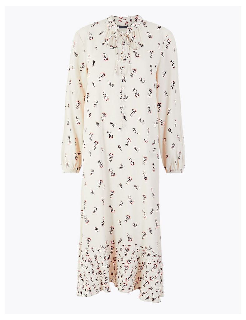 M&S Collection Printed Relaxed Midi Dress