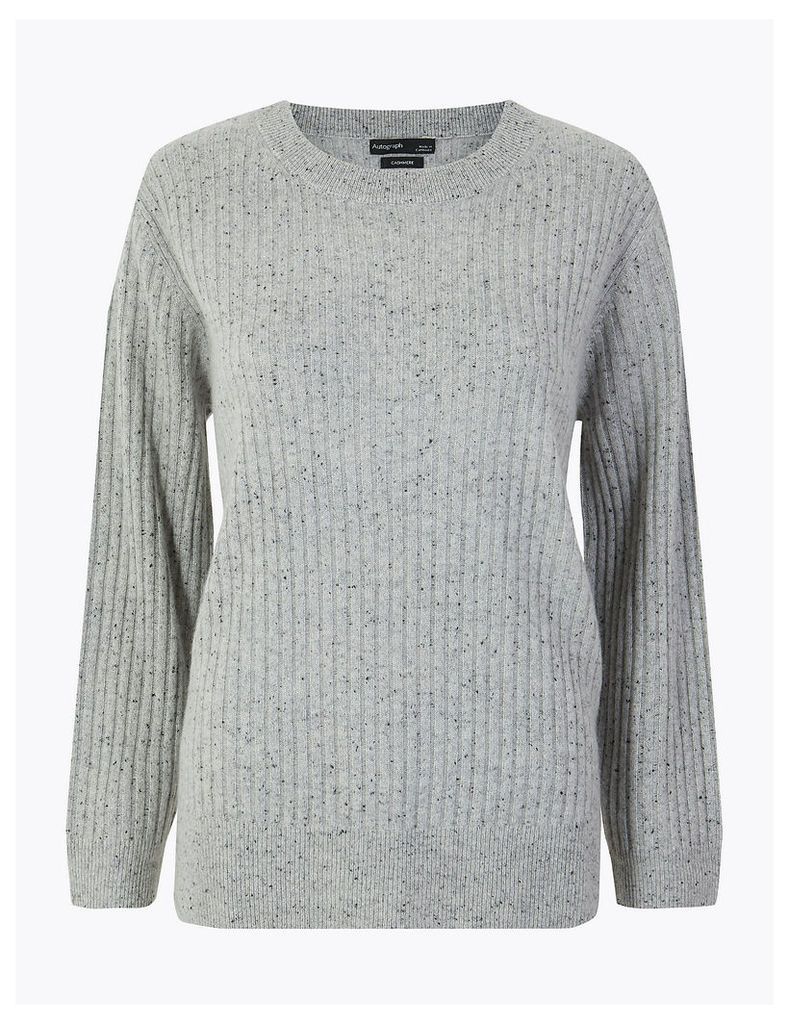 Autograph Pure Cashmere Relaxed Ribbed Jumper
