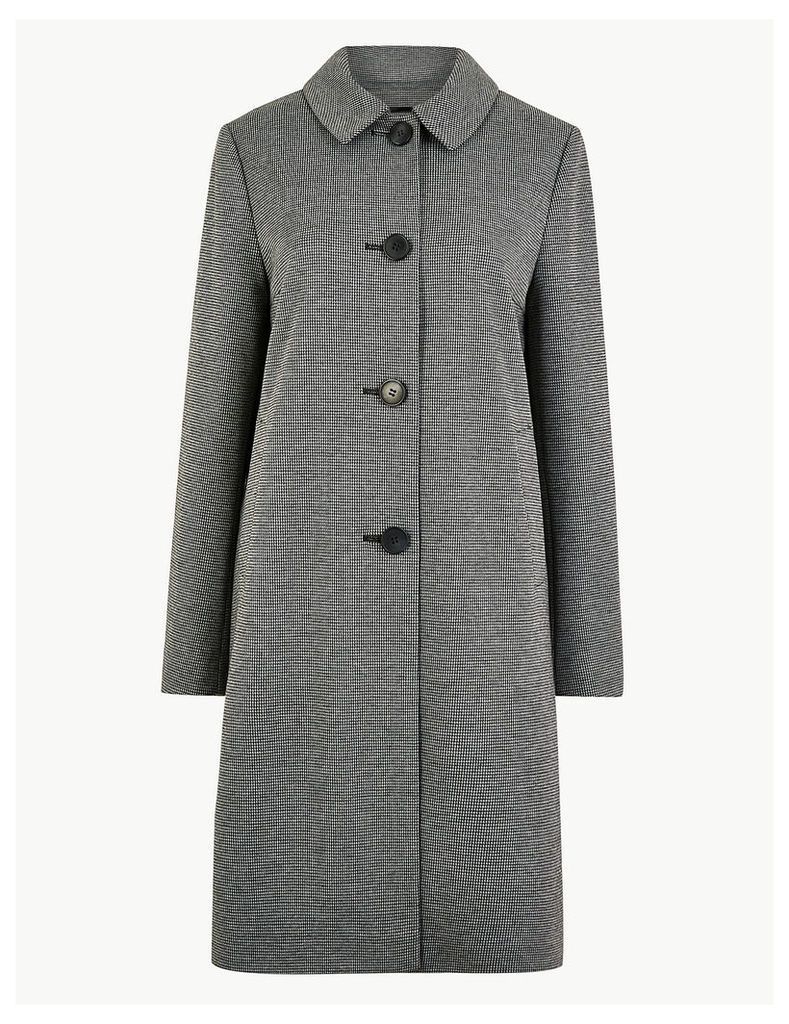 M&S Collection Checked Coat