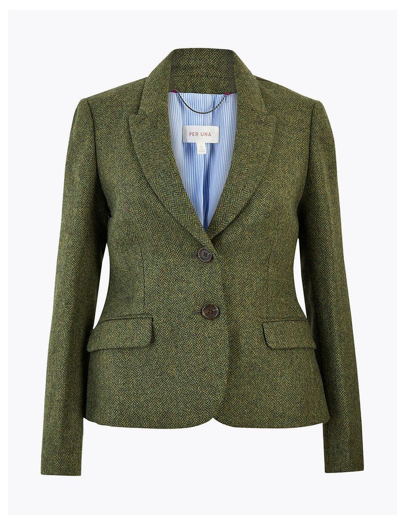 Per Una Pure British Wool Tweed Hacking Jacket
