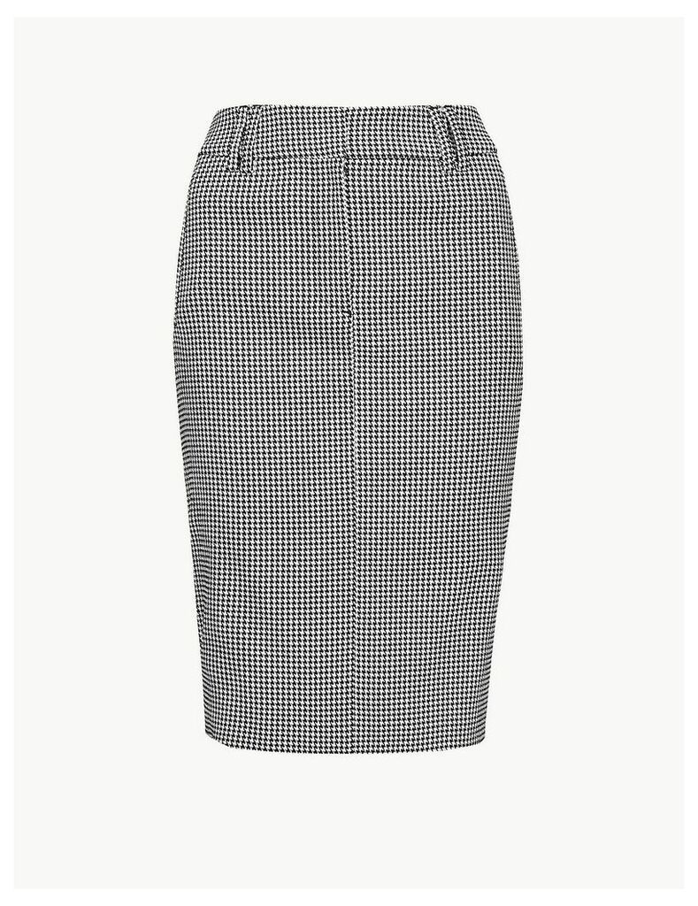 M&S Collection Checked Pencil Skirt