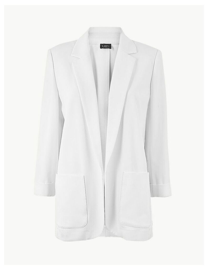 M&S Collection Relaxed Patch Pocket Blazer