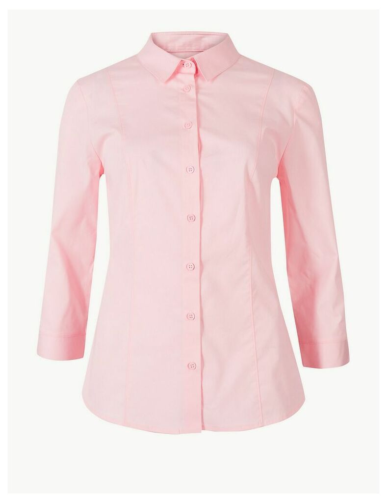 M&S Collection 3/4 Sleeve Shirt