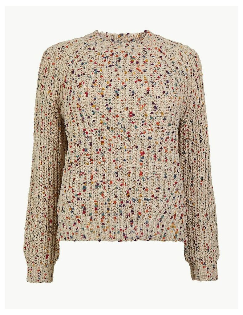 M&S Collection Chenille Pom-Pom Jumper