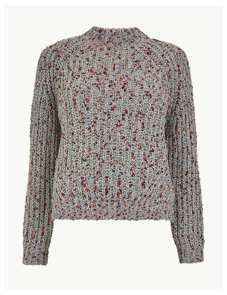 M&S Collection Chenille Pom-Pom Jumper