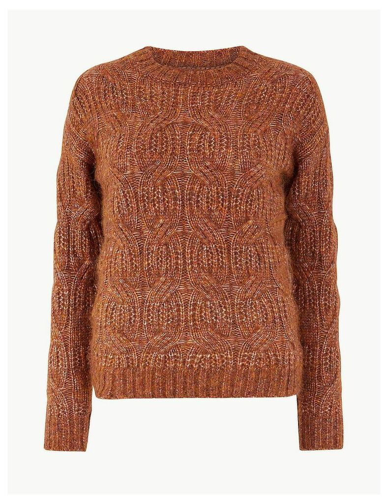 Per Una Cable Knit Relaxed Fit Jumper