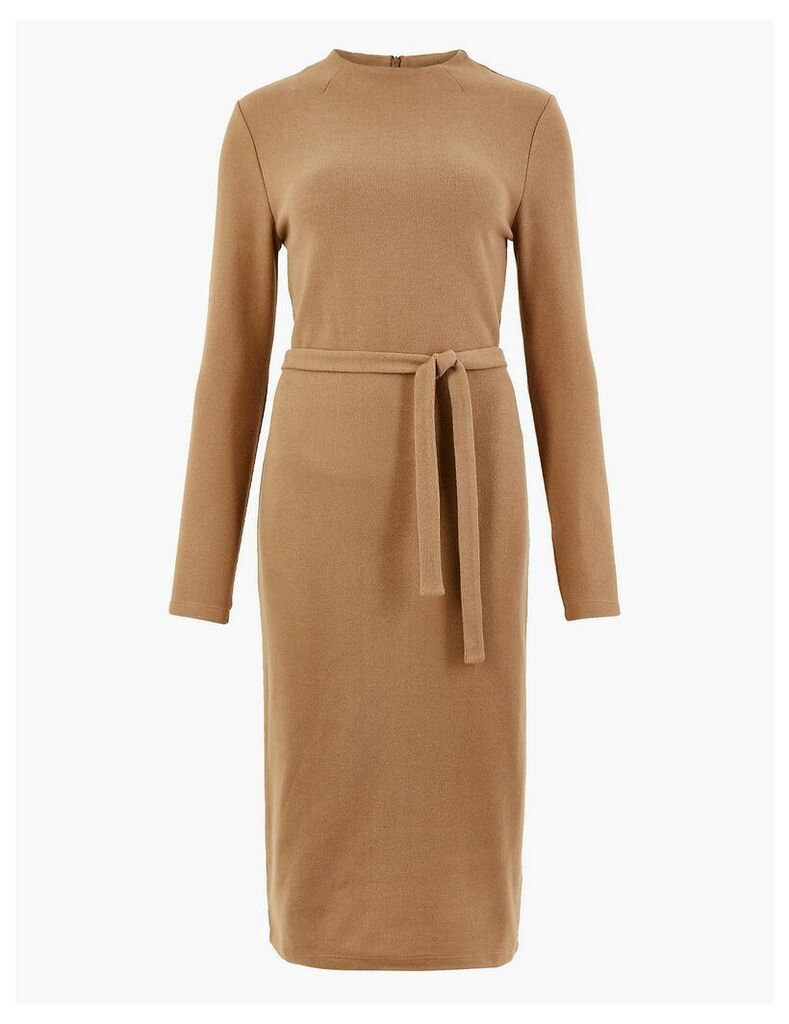 M&S Collection Belted Shift Midi Dress