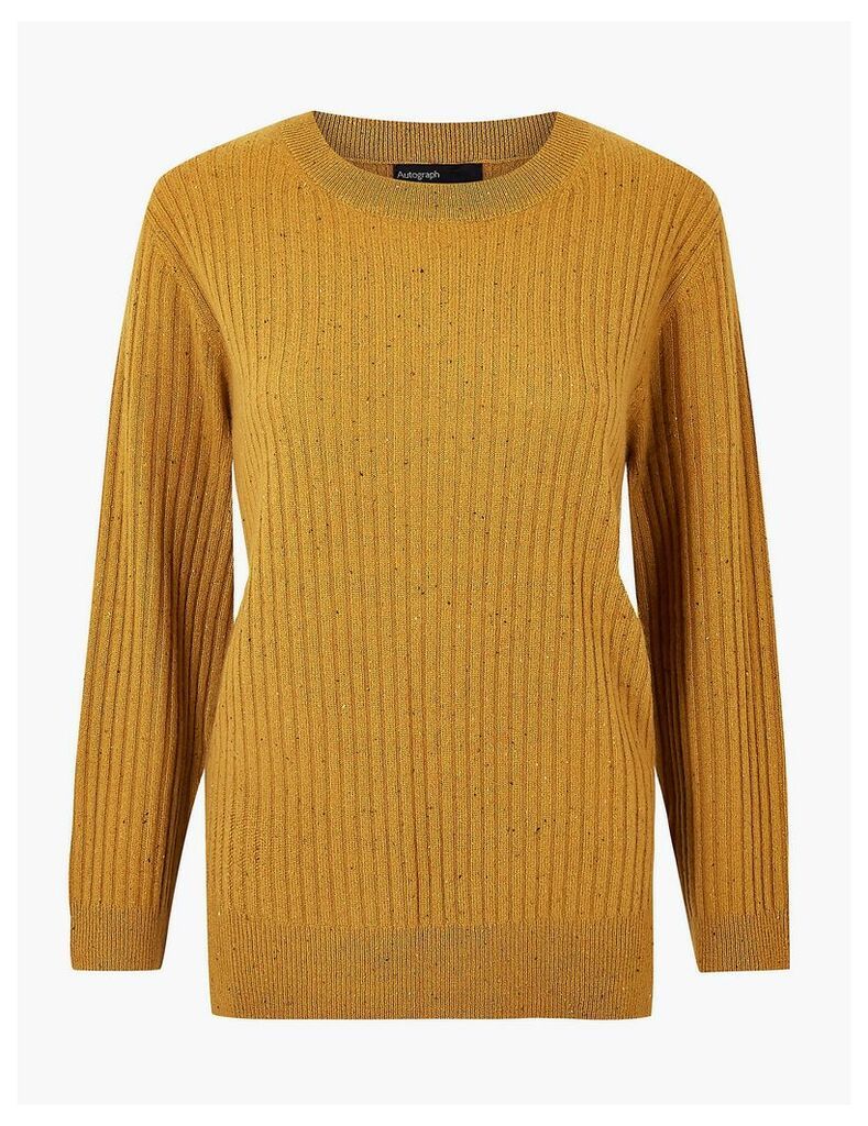 Autograph Pure Cashmere Relaxed Ribbed Jumper