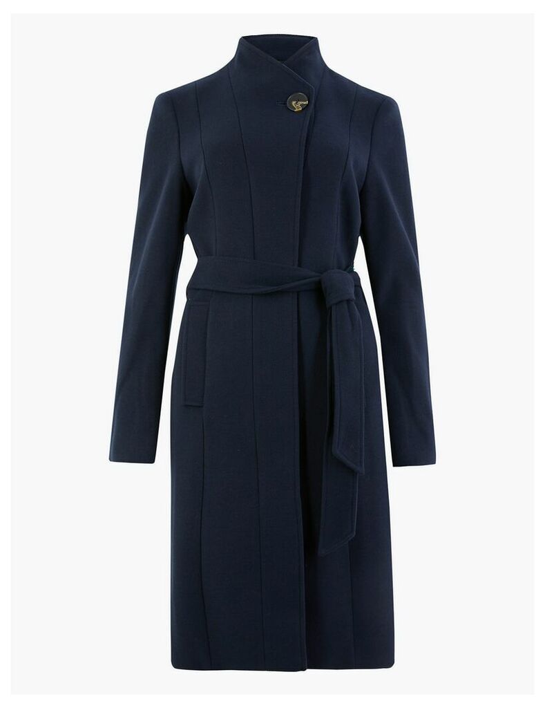 M&S Collection Soft Touch Wrap Coat