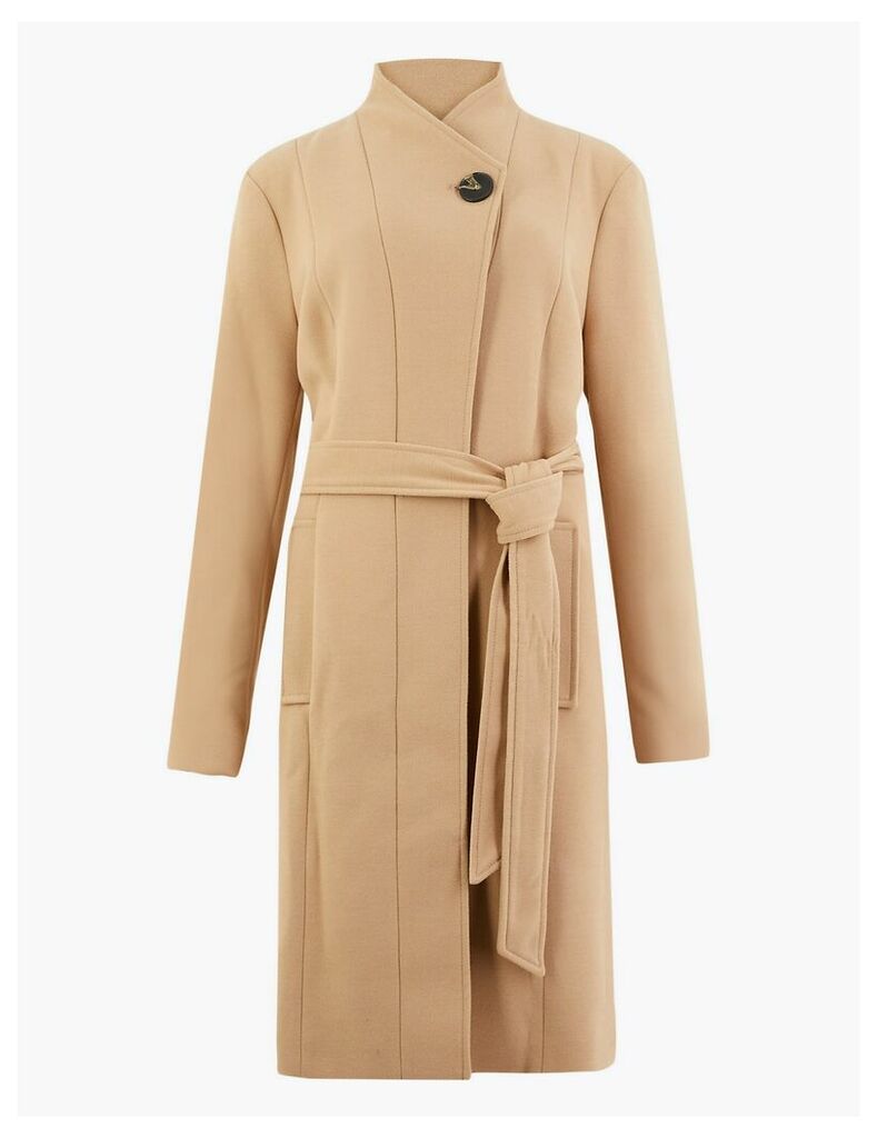 M&S Collection CURVE Belted Wrap Coat