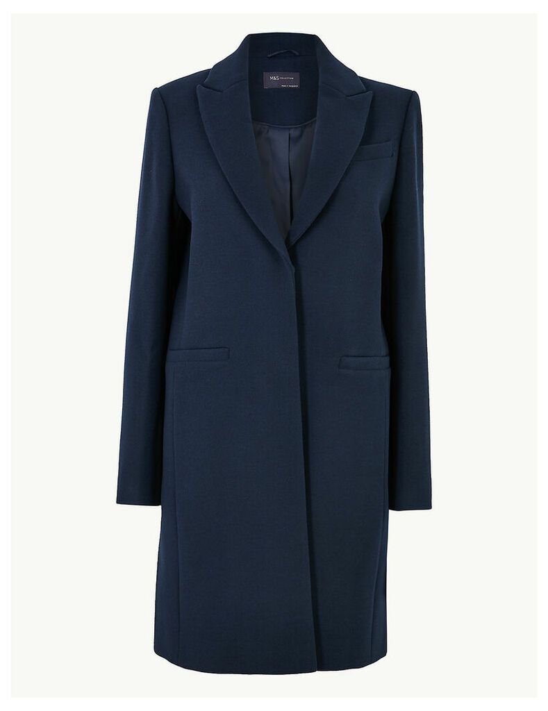 M&S Collection Soft Touch City Coat