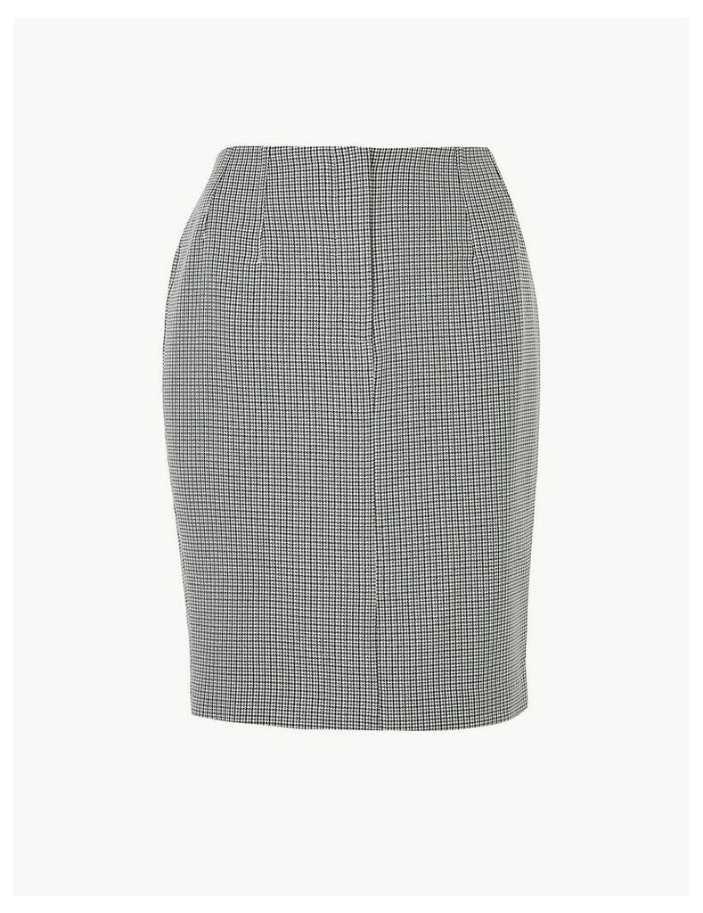 M&S Collection Checked A-Line Mini Skirt