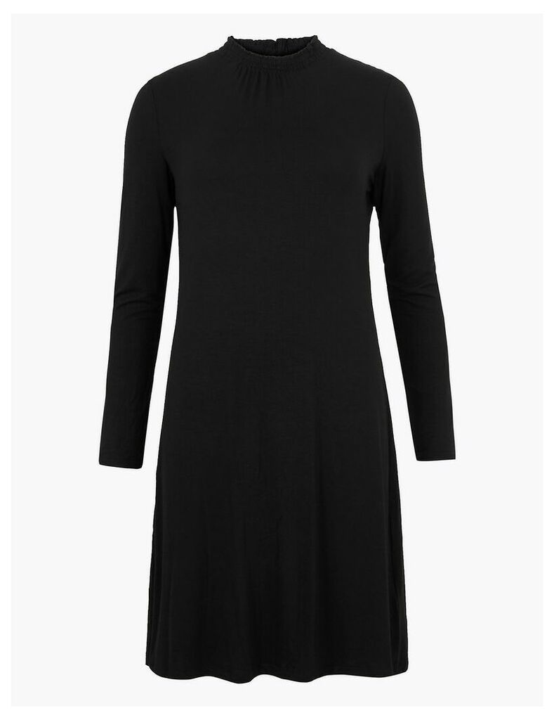 M&S Collection Jersey Long Sleeve Swing Dress