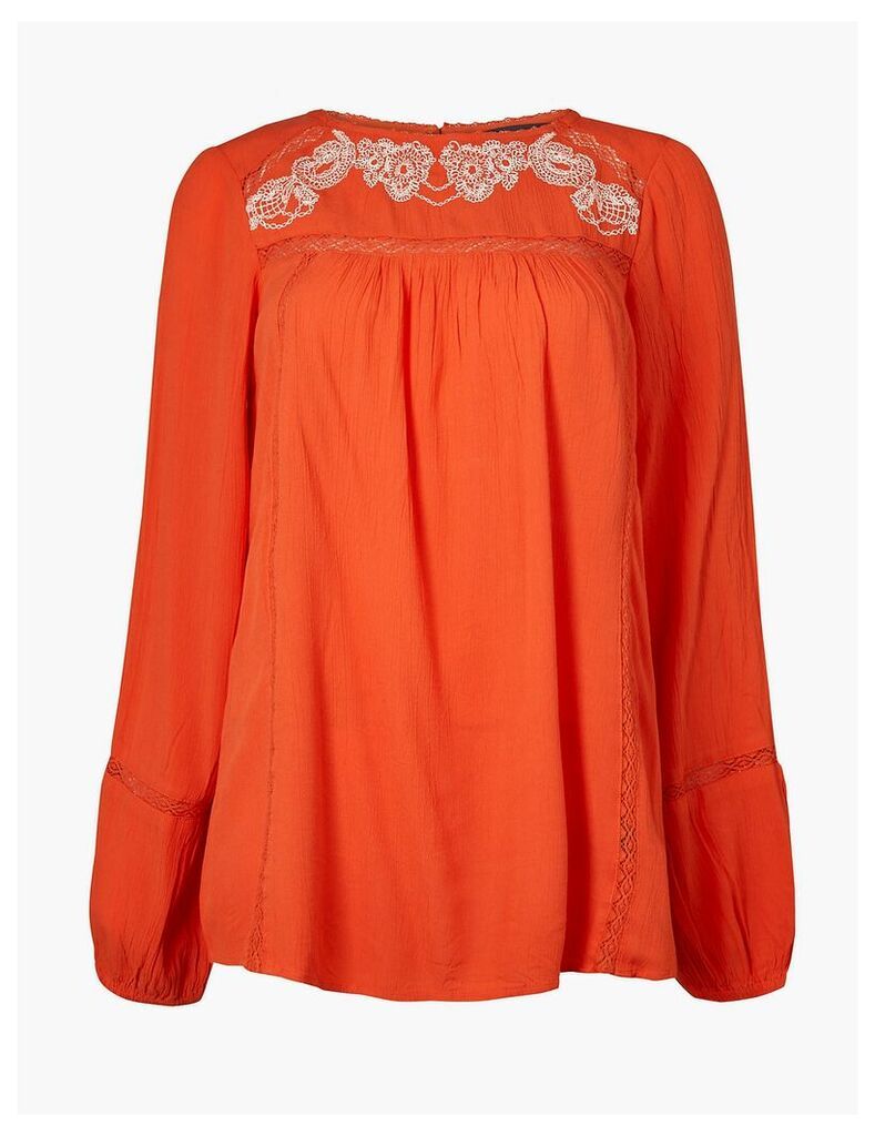 M&S Collection Embroidered Blouse