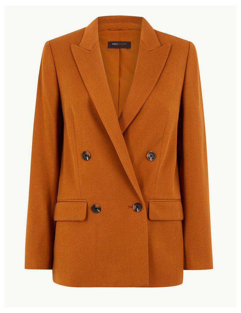 M&S Collection Double Breasted Blazer