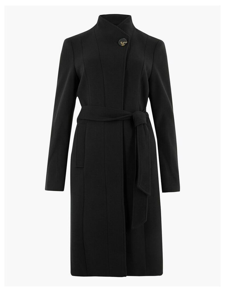 M&S Collection CURVE Belted Wrap Coat