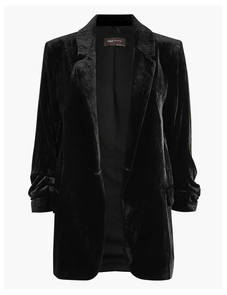 M&S Collection Velvet Blazer