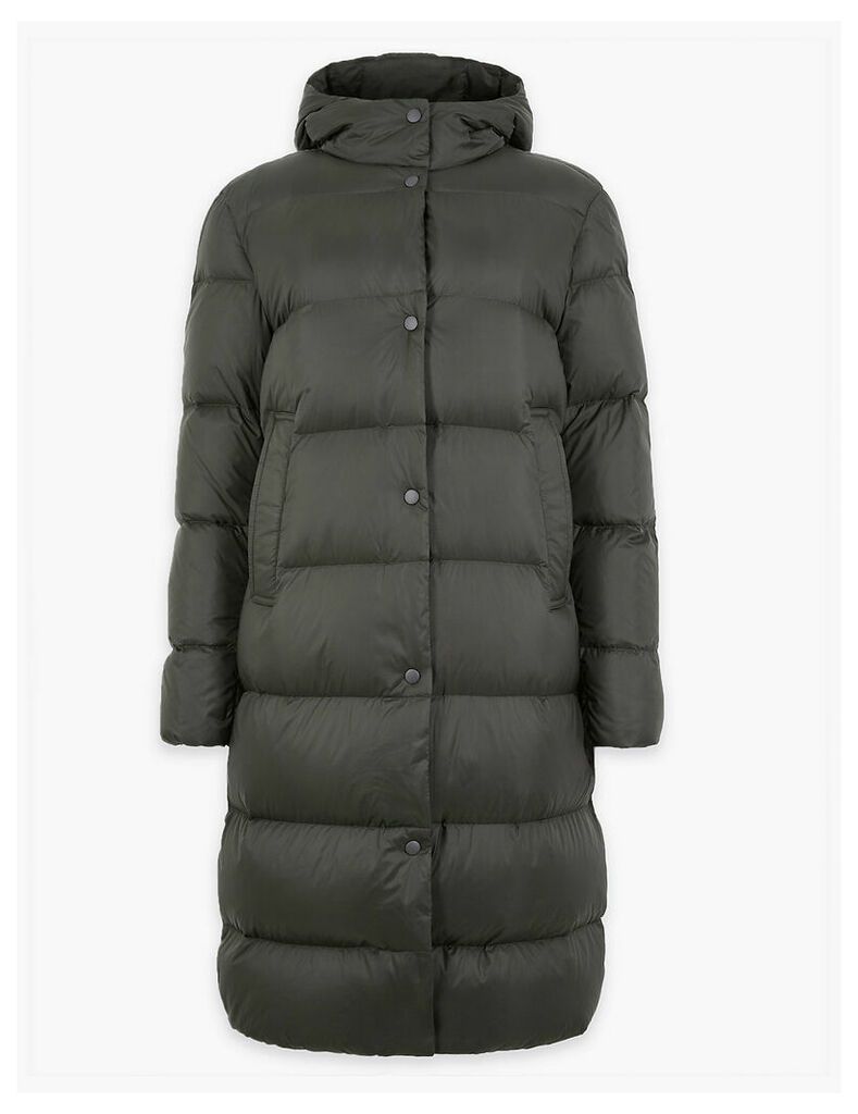 M&S Collection Ultralight Down & Feather Quilted Coat