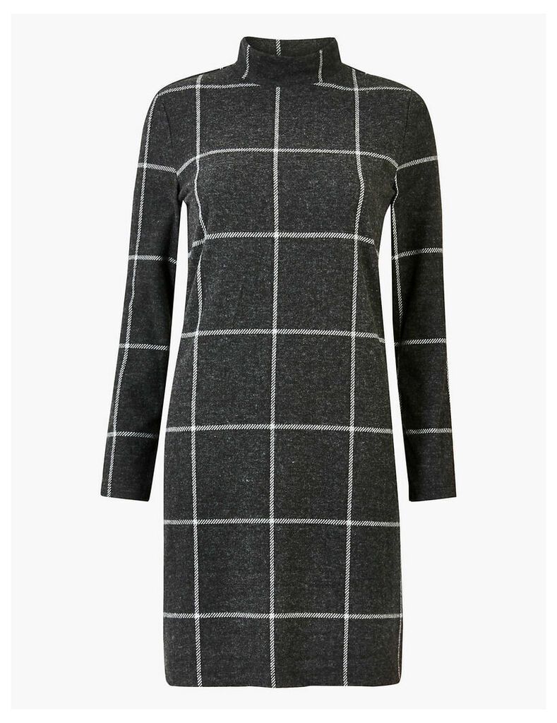 M&S Collection Checked Shift Dress