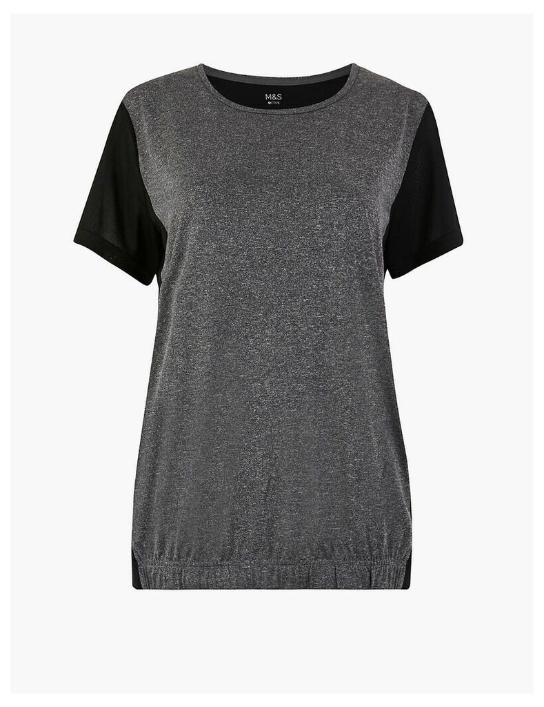 M&S Collection Moisture Wicking Bubble Hem Tops