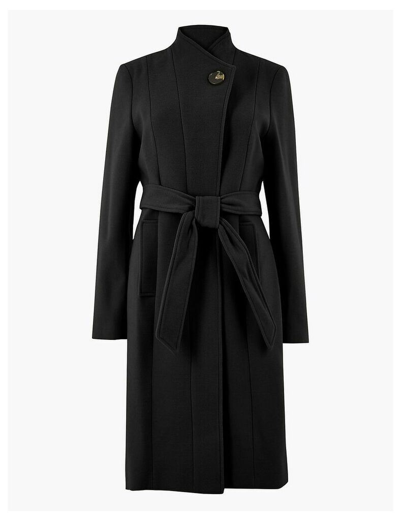 M&S Collection Soft Touch Wrap Coat