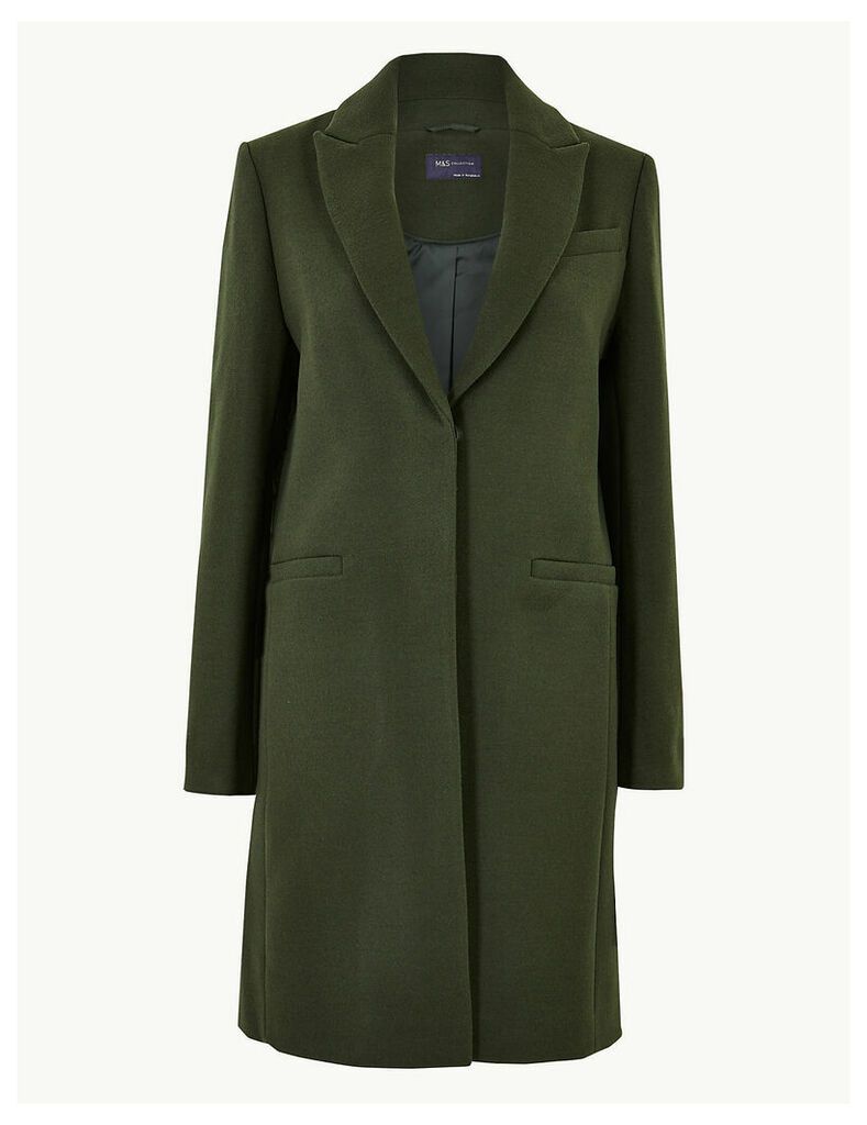 M&S Collection Soft Touch City Coat