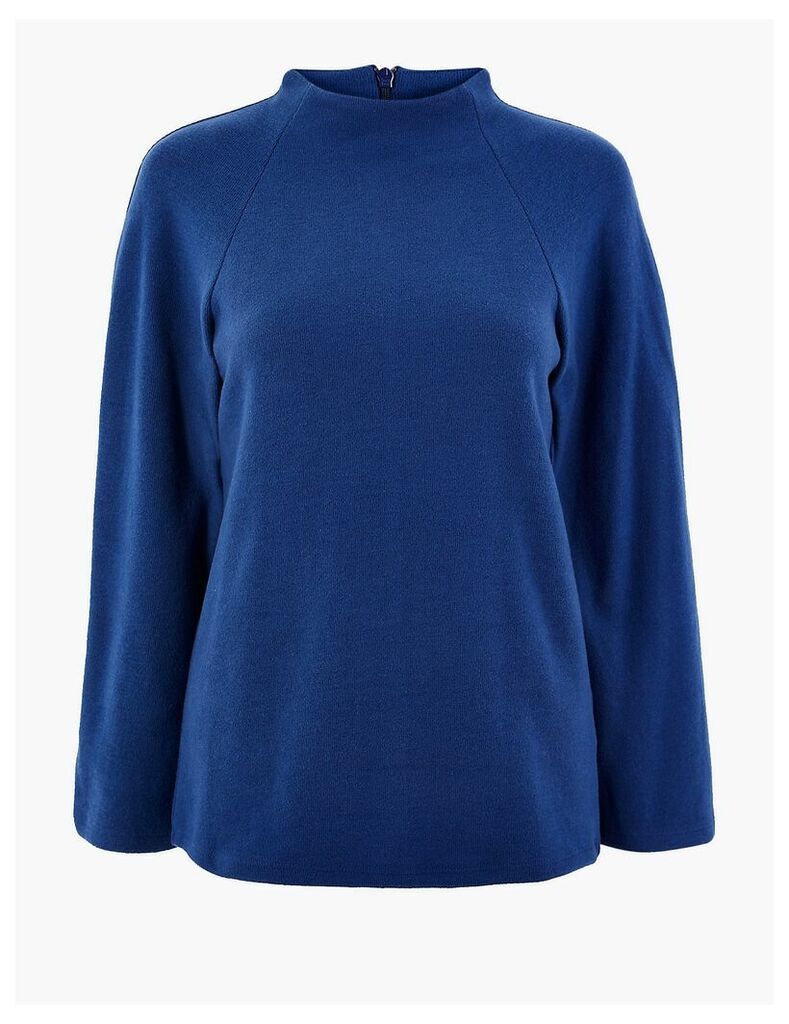 M&S Collection 3/4 Sleeve Sweatshirt