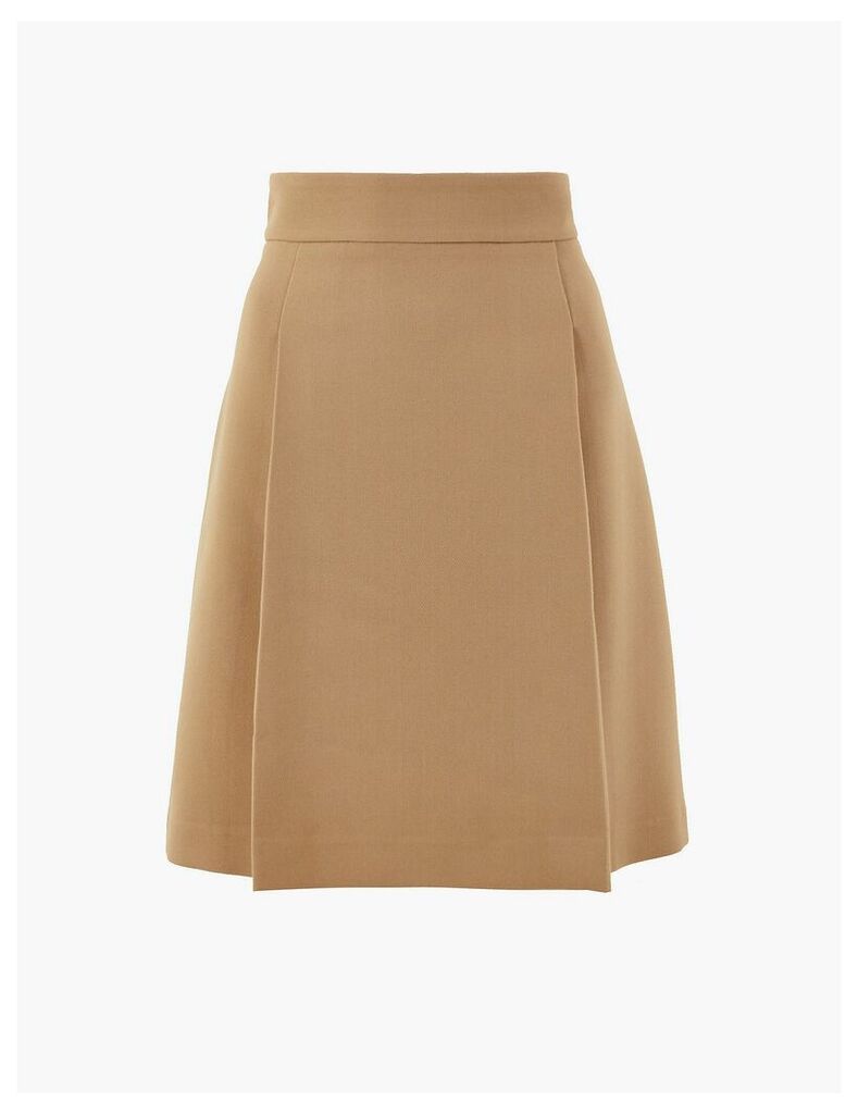 M&S Collection Pleat Front Mini Skirt