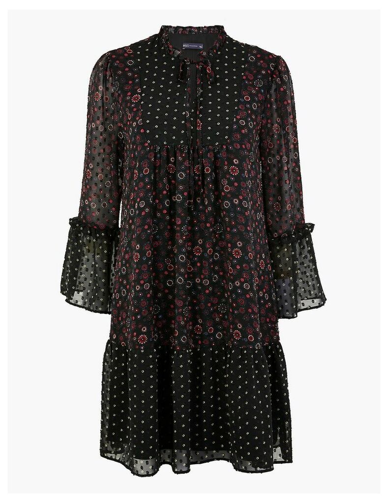 M&S Collection Floral Relaxed Mini Dress