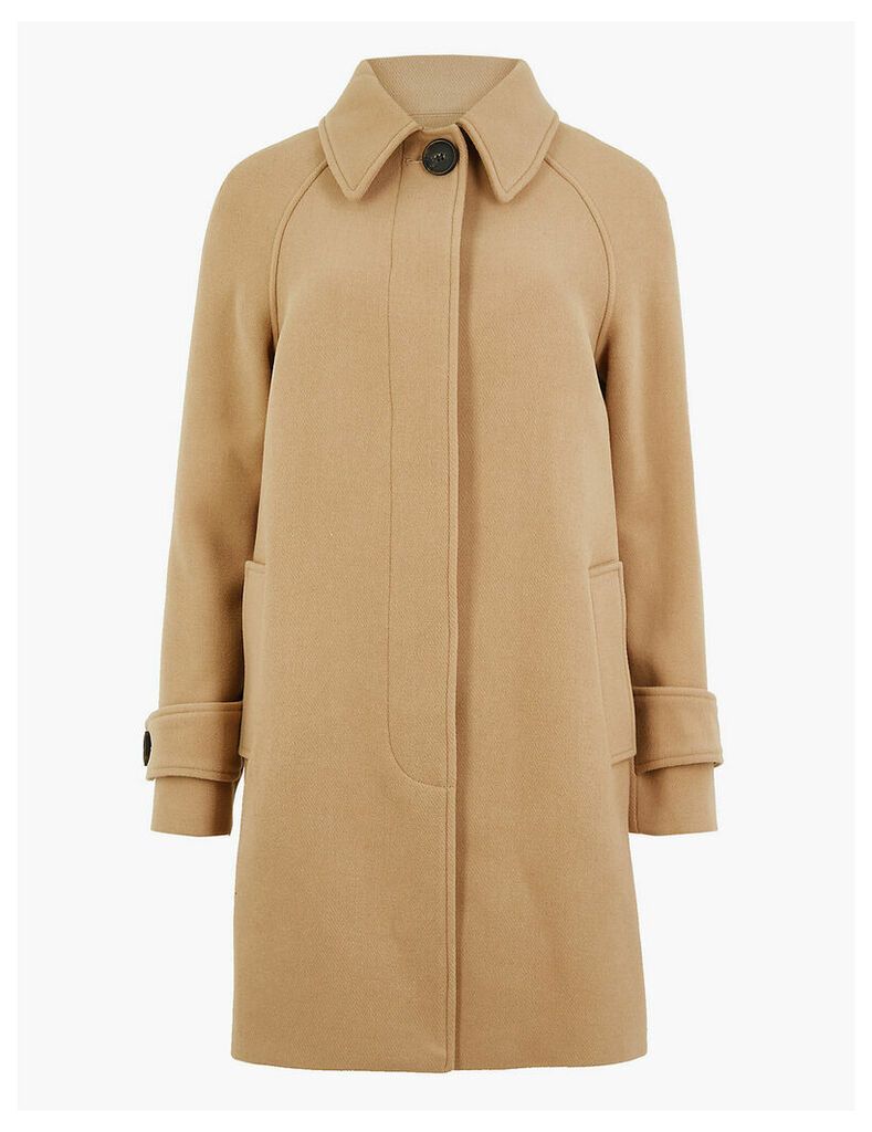 M&S Collection Wool Blend Overcoat