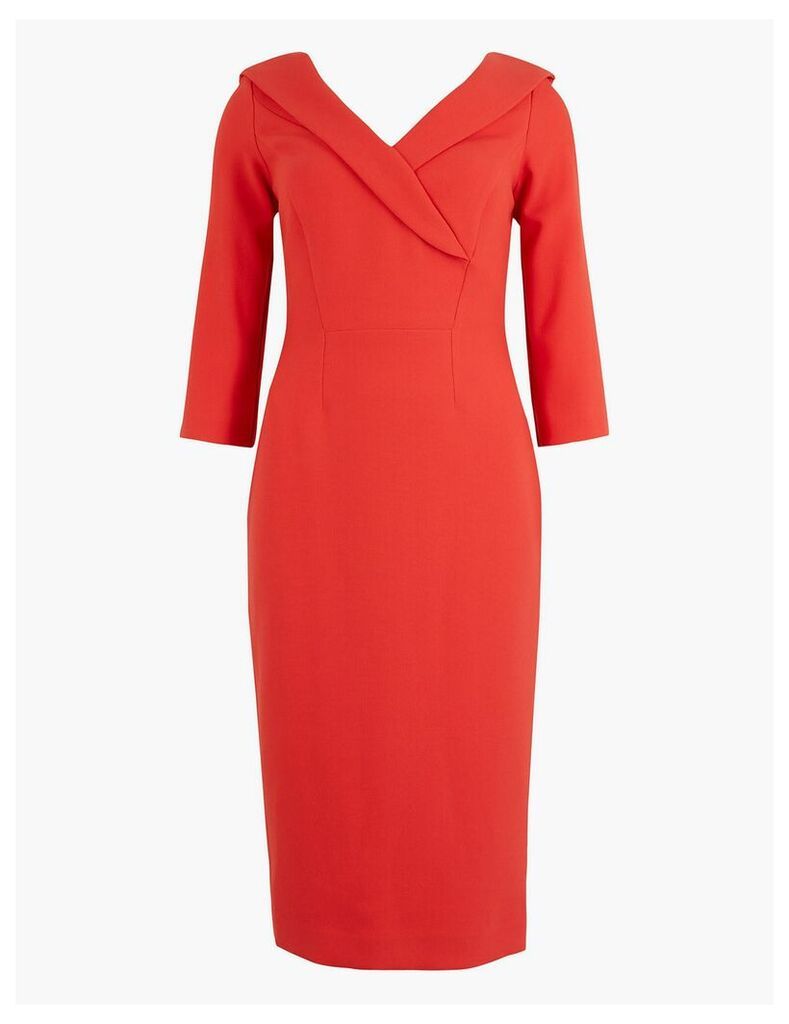 M&S Collection Off The Shoulder Bodycon Midi Dress