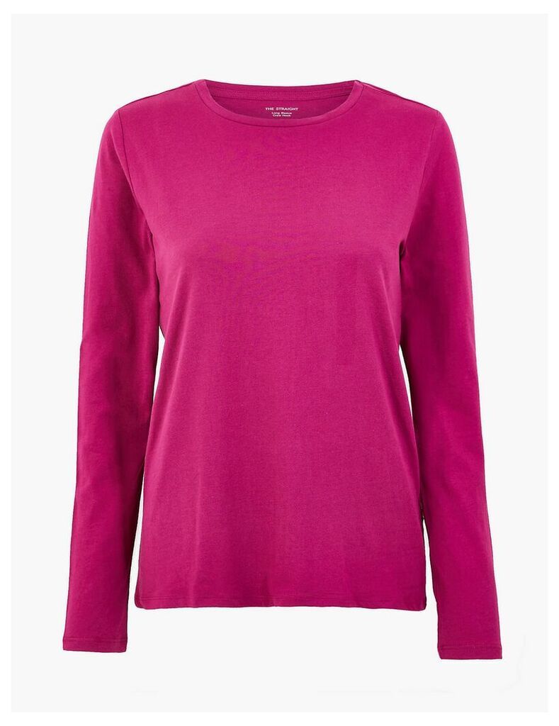 M&S Collection Pure Cotton Straight Fit Top