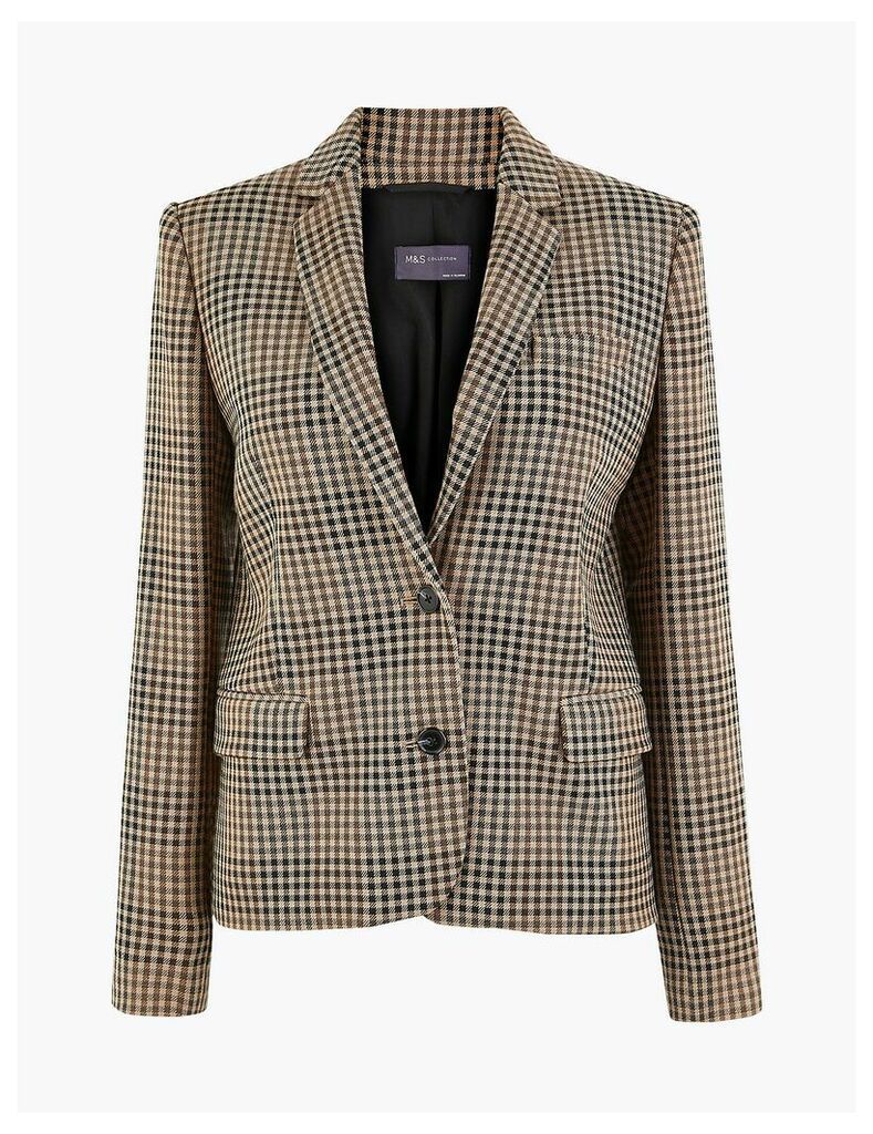 M&S Collection Checked Blazer