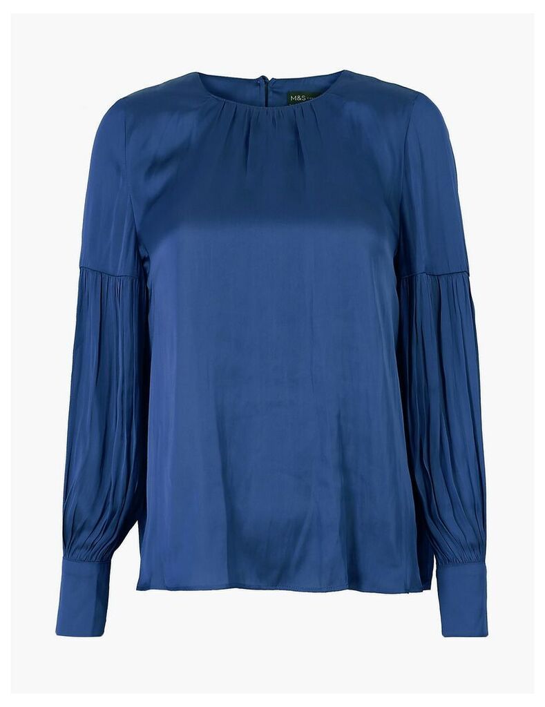 M&S Collection Gathered Neck Blouse
