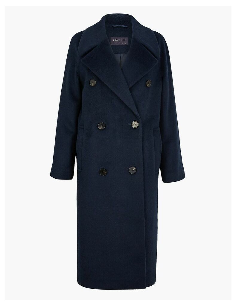 M&S Collection Raglan Sleeve Overcoat